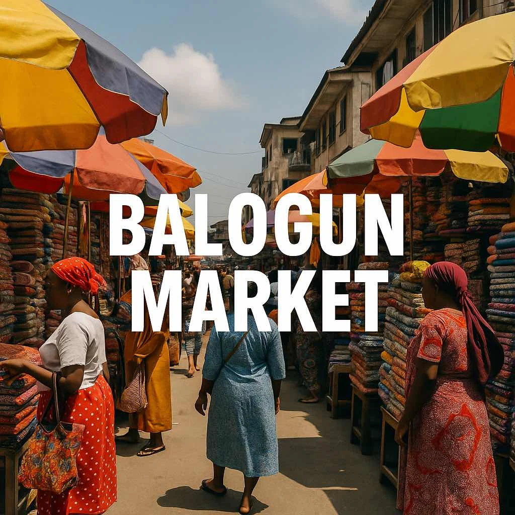 Balogun market fabrics and fashion wholesale Lagos
